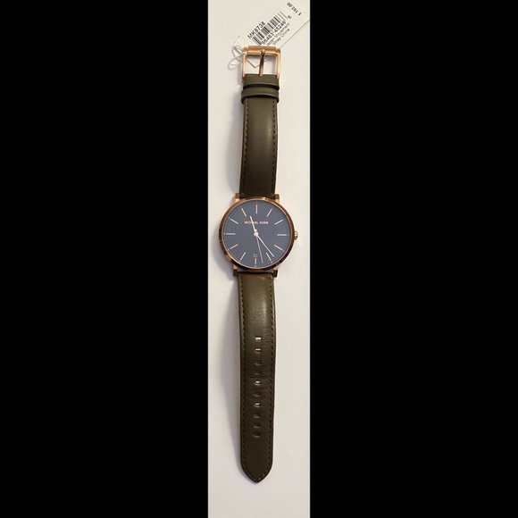 Michael Kors Mens Oversized Watch - Olive/RoseGold - Picture 2 of 4